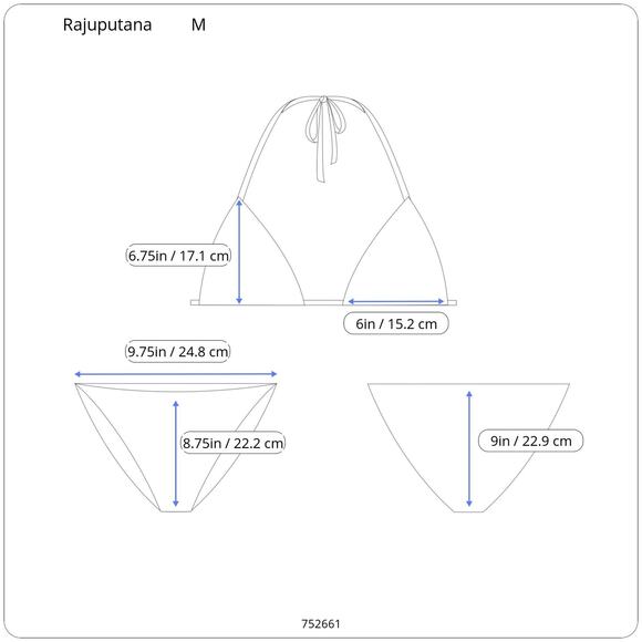 Rajputana Medium Floral Bikini Set NWOT ๐บ - Picture 2 of 7